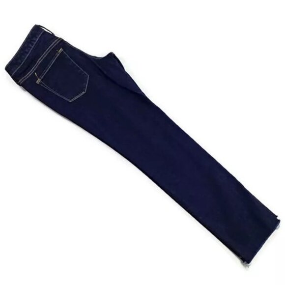 Mossimo Super Stretch Dark Wash Mid Rise Straight Leg Denim Jeans Womens 4 EUC - Picture 8 of 16